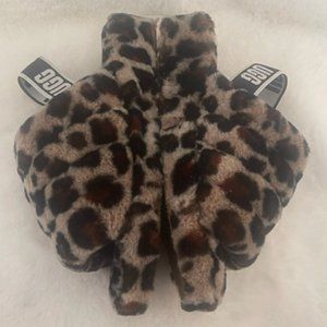 UGG Fluff Yeah Slide - Cheetah Design - sz 9